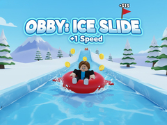 খেলা Obby: Ice Slide +1 Speed