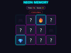 খেলা Neon Memory