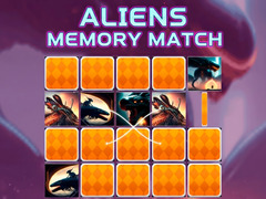 খেলা Aliens Memory Match