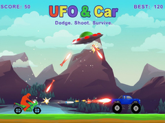 খেলা Ufo & Car