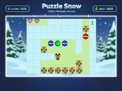 খেলা Puzzle Snow