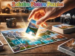 খেলা Solitaire Picture Puzzles