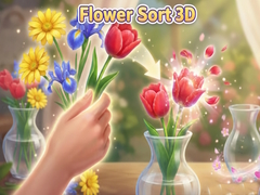 খেলা Flower Sort 3D