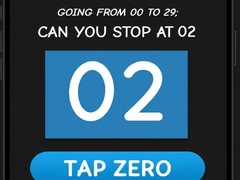 খেলা Tap Zero