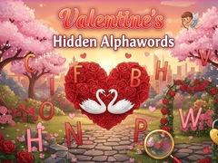 খেলা Valentines Hidden Alphawords