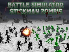 খেলা Battle Simulator Stickman Zombie