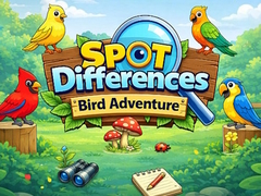 খেলা Spot Differences Bird Adventure