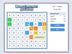 খেলা Word Construct Solitaire