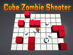 খেলা Cube Zombie Shooter