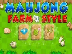 খেলা Mahjong Farm Style