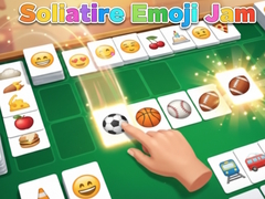 খেলা Solitaire Emoji Jam