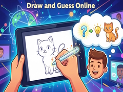 খেলা Draw and Guess Online