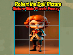 খেলা Robert the Doll Picture Slide Puzzle Frenzy
