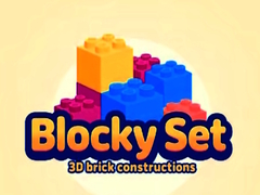 খেলা Blocky Set 3d brick constructions
