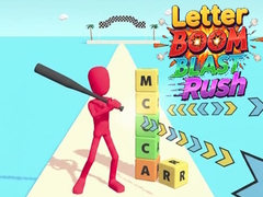 খেলা Letter Boom Blast Rush