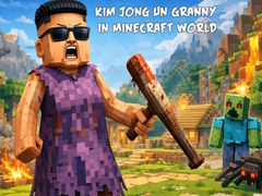 খেলা Kim Jong Un Granny in Minecraft World