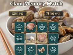 খেলা Clam Memory Match