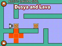 খেলা Dusya and Lava