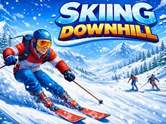 খেলা Skiing Downhill