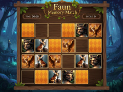 খেলা Faun Memory Match