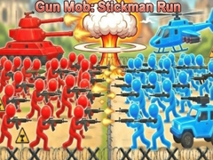 খেলা Gun Mob: Stickman Run
