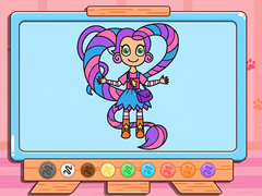 খেলা Coloring Book: Lily Love Braids