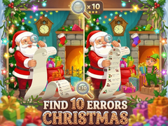 খেলা Find 10 Errors Christmas