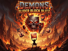 খেলা Demons Slider Block Blitz