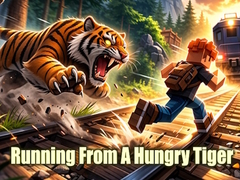খেলা Running From A Hungry Tiger