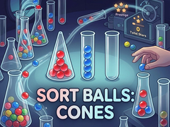 খেলা Sort Balls: Cones
