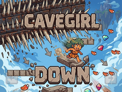 খেলা Cavegirl Down