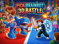 খেলা Pick Brainrot: 3D Battle