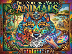 খেলা Free Coloring Pages Animals