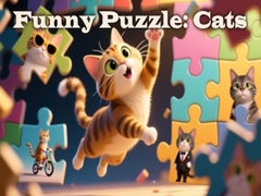 খেলা Funny Puzzle: Cats