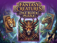 খেলা Fantasy Creatures Tile Block Puzzle