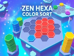 খেলা Zen Hexa Color Sort