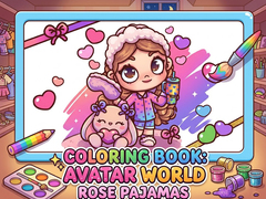 খেলা Coloring Book: Avatar World Rose Pajamas