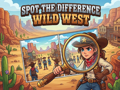 খেলা Spot the Difference: Wild West