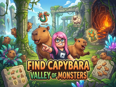 খেলা Find Capybara: Valley of Monsters