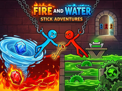 খেলা Fire and Water: Stick Adventures