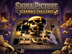 খেলা Skull Picture Scramble Challenge