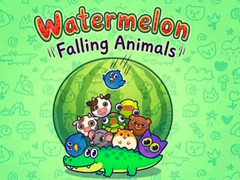 খেলা Watermelon Falling Animals