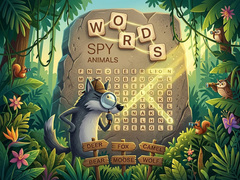 খেলা Words Spy. Animals