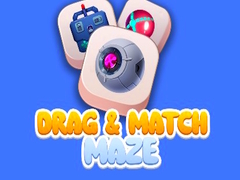 খেলা Drag & Match MAZE