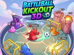 খেলা Battle Ball Kickout 3D