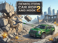 খেলা Demolition Car Rope and Hook 2
