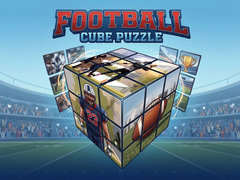 খেলা Football Cube Puzzle