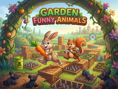 খেলা Garden Funny Animals