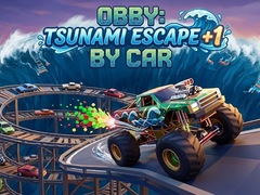 খেলা Obby: Tsunami Escape +1 by Car
