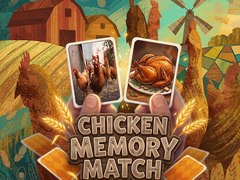 খেলা Chicken Memory Match